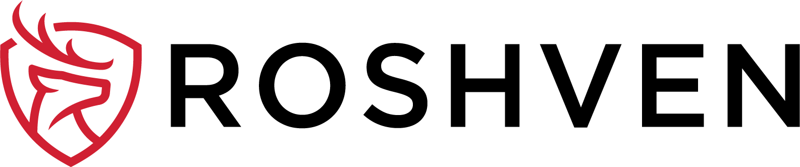 Roshven Logo - black